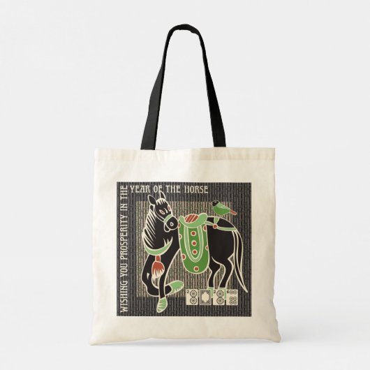 Mah Jongg Horse Tas (Achterkant)