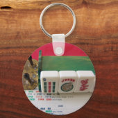 Mah-jongg-iemand Sleutelhanger (Voorkant)