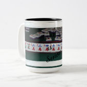 mah jongg is een serieuze mok ! (Voorkant links)