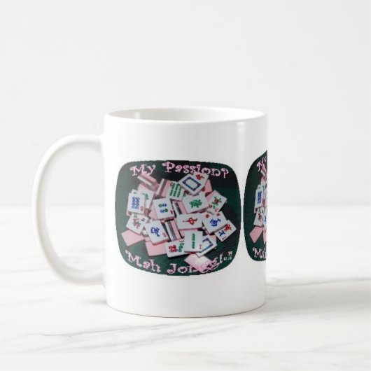 Mah jongg is mijn passie mok (Links)