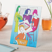 Mah Jongg Ja Tabelteken Reclamebord Met Voetstuk (Insitu)