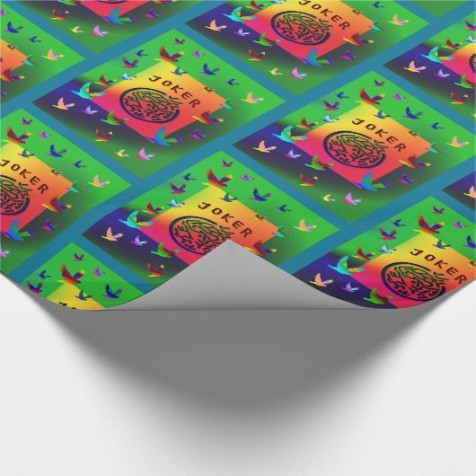 Mah Jongg Joker Dreams Wrapping Paper Cadeaupapier (Hoek)