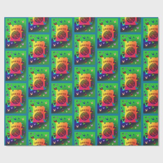 Mah Jongg Joker Dreams Wrapping Paper Cadeaupapier (Vlak)