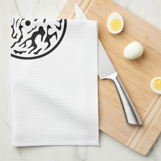 Mah Jongg Joker Kitchen Towel Theedoek (Quarter Fold)