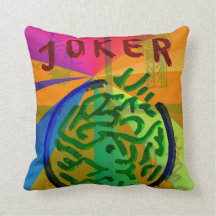 Mah Jongg Joker Pillow