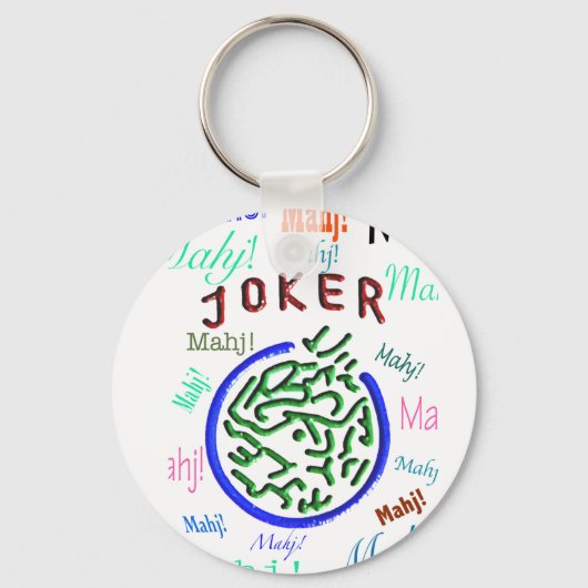Mah Jongg Joker Sleutelhanger (Voorkant)