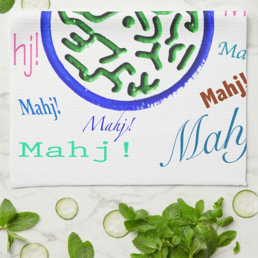 Mah Jongg Joker Towel Theedoek (Gevouwen)