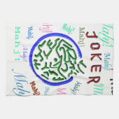 Mah Jongg Joker Towel Theedoek (Horizontaal)