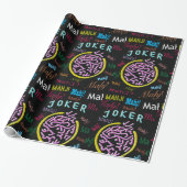Mah Jongg Joker Wrapping Paper Cadeaupapier (Uitgerold)