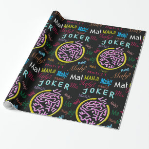 Mah Jongg Joker Wrapping Paper Cadeaupapier