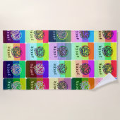 Mah Jongg Jokers Beach Towel Strandlaken (Voorkant)
