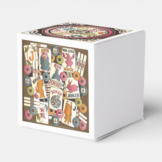 Mah Jongg Jokers Bedankdoosjes (Achterkant)