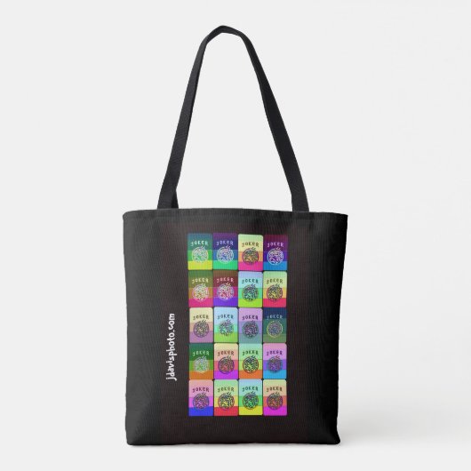 mah jongg jokers canvas tassen (Achterkant)