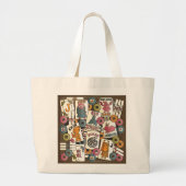 Mah Jongg Jokers Grote Tote Bag (Voorkant)