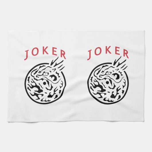 Mah Jongg Jokers Kitchen Towel Theedoek (Horizontaal)