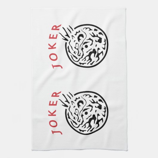 Mah Jongg Jokers Kitchen Towel Theedoek (Verticaal)