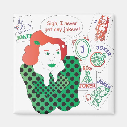Mah Jongg Jokers Magnet (Voorkant)