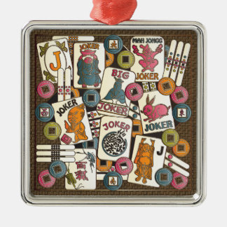 Mah Jongg Jokers Metalen Ornament