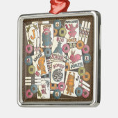 Mah Jongg Jokers Metalen Ornament (Links)