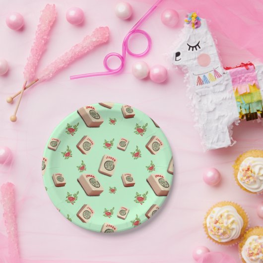 Mah Jongg Jokers Plates Papieren Bordje (Feest)