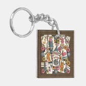 Mah Jongg Jokers Sleutelhanger (Voorkant Links)