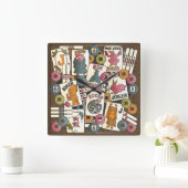 Mah Jongg Jokers Vierkante Klok (Huis)