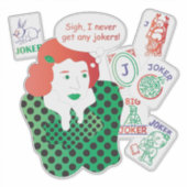 Mah Jongg Jokers Vinyl Sticker (Voorkant)