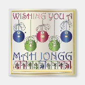 Mah Jongg-kerstBettors Magneet (Voorkant)
