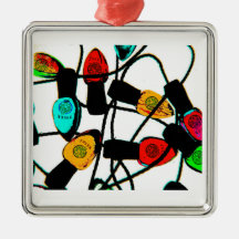 Mah Jongg Kerstlights Ornament