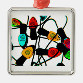 Mah Jongg Kerstlights Ornament