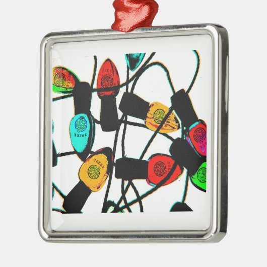 Mah Jongg Kerstlights Ornament (Links)