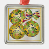 Mah Jongg kerstversients Ornament (Voorkant)