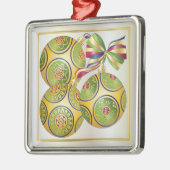 Mah Jongg kerstversients Ornament (Links)