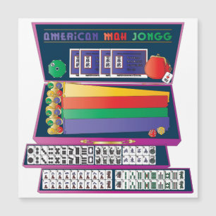 Mah Jongg Koffer Plat Magneet
