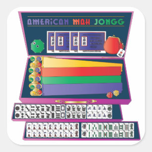 Mah Jongg Kofferstickers