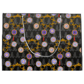 Mah Jongg Lady 01 Gift Bag Groot Cadeauzakje (Achterkant)