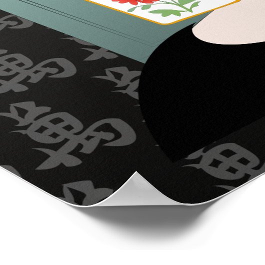 Mah Jongg Lady 01 Poster (Hoek)