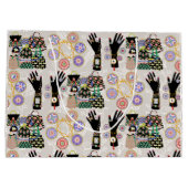 Mah Jongg Lady 03 Gift Bag Groot Cadeauzakje (Achterkant)