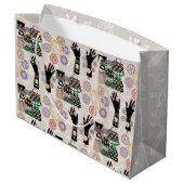 Mah Jongg Lady 03 Gift Bag Groot Cadeauzakje (Achterkant Gekanteld)