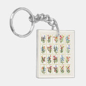 Mah Jongg Liefde Sleutelhanger (Voorkant Links)