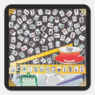 Mah Jongg Limerick Mahj Stickers