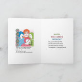 Mah Jongg Limerick Stippen Birthday Card Bedankkaart (Binnen)