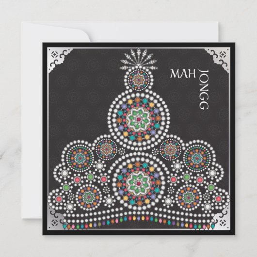 Mah Jongg Limerick Taj Flat Kaart (Voorkant)