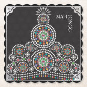 Mah Jongg Limerick Taj Onderzetter (Voorkant)