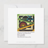 Mah Jongg Limerick Whine Flat Card (Achterkant)