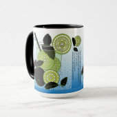 MAH Jongg Limerick Wine Mok (Voorkant links)