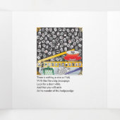 Mah Jongg Limericks 1 Drievoudige Kaart (Binnenkant midden)