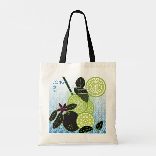 Mah Jongg Limericks Tote Bag (Achterkant)