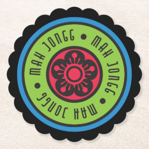 Mah Jongg Logo 1 Onderzetter
