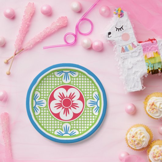 Mah Jongg Logo 2 Borden Papieren Bordje (Feest)